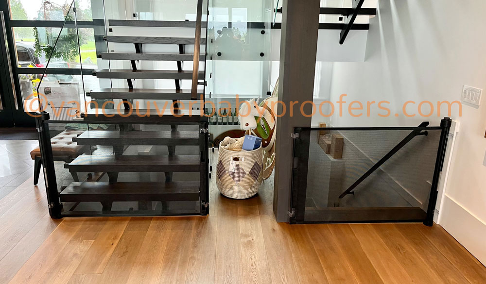 Retractable installation by Vancouver Baby Proofers