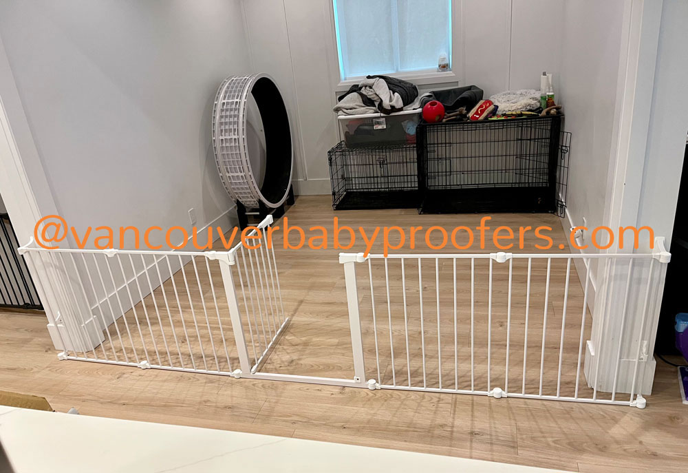 Fireplace & play areas installation by Vancouver Baby Proofers